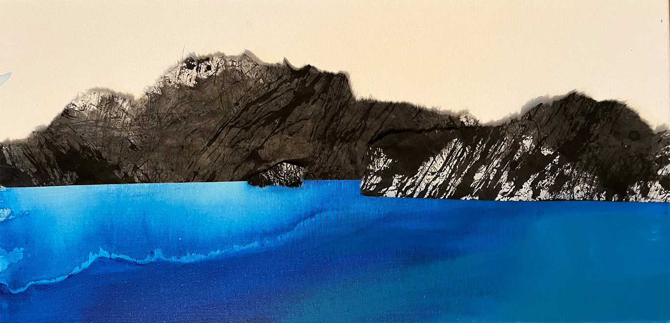 Alma Čače - Metabolizam, mješoviti mediji na platnu, 2024., DLightful galerija / Metabolism, mixed media on canvas, 2024, DLightful Gallery