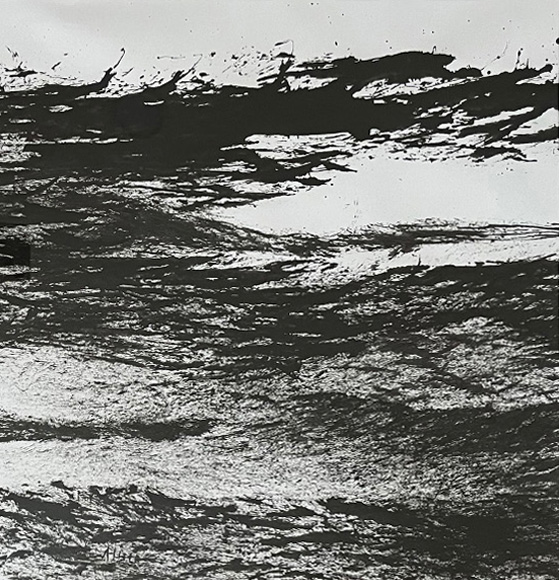 Alma Čače - Bez naziva, ciklus Metabolizam, tuš na papiru, 2019., DLightful galerija / Untitled, Metabolism Series, ink on paper, 2019, DLightful Gallery