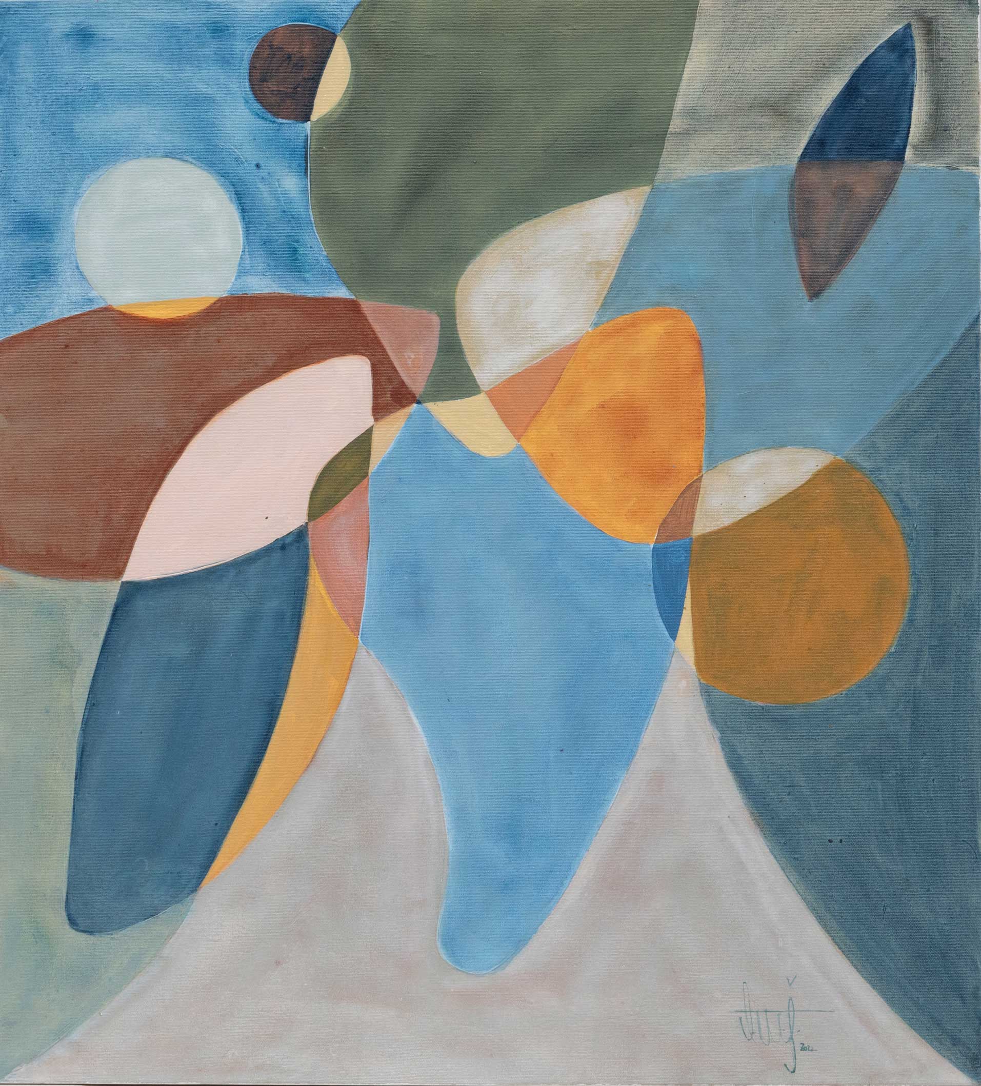 Tea Morić Šitum - Intuicija, ulje na platnu, 2023., DLightful galerija / Intuition, oil on canvas, 2023, DLightful Gallery