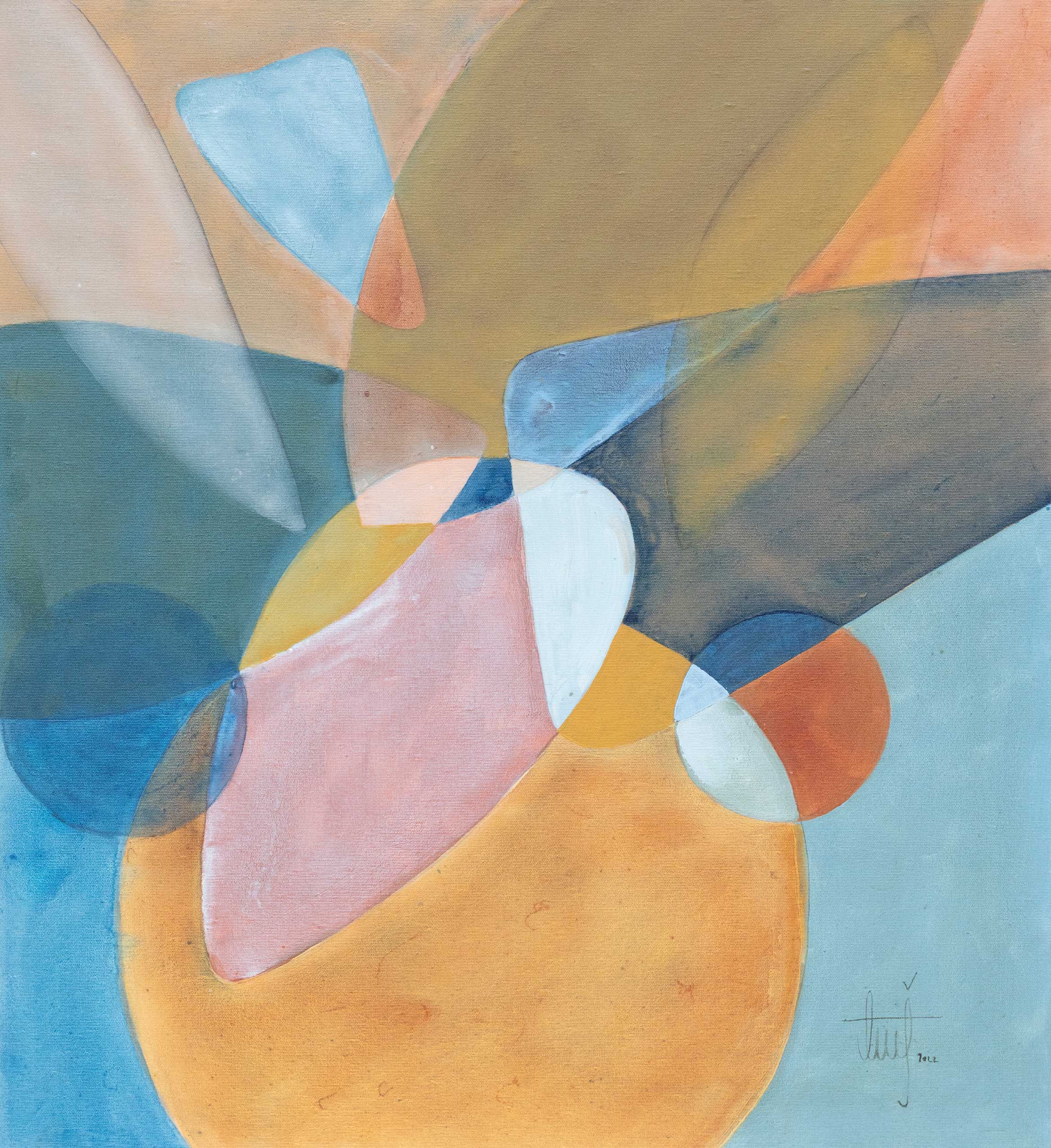 Tea Morić Šitum - Intuicija, ulje na platnu, 2023., DLightful galerija / Intuition, oil on canvas, 2023, DLightful Gallery