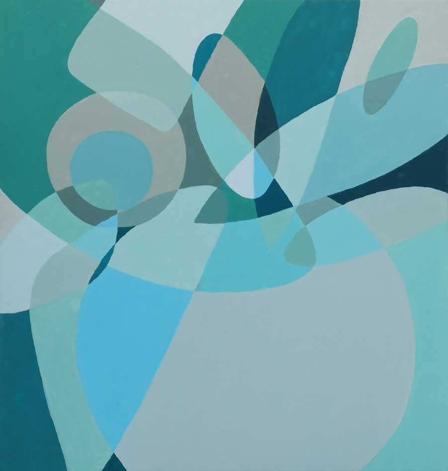 Tea Morić Šitum - Djelo br. 52, akril na platnu, 2022., DLightful galerija / Work no. 52, acrylic on canvas, 2022, DLightful Gallery