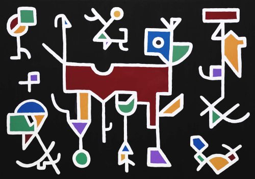 Joško Buljanović - South Africa, acrylic on canvas/akril na platnu, painting/slika, 70 x 100 cm, 2023 - DLightful Gallery/galerija